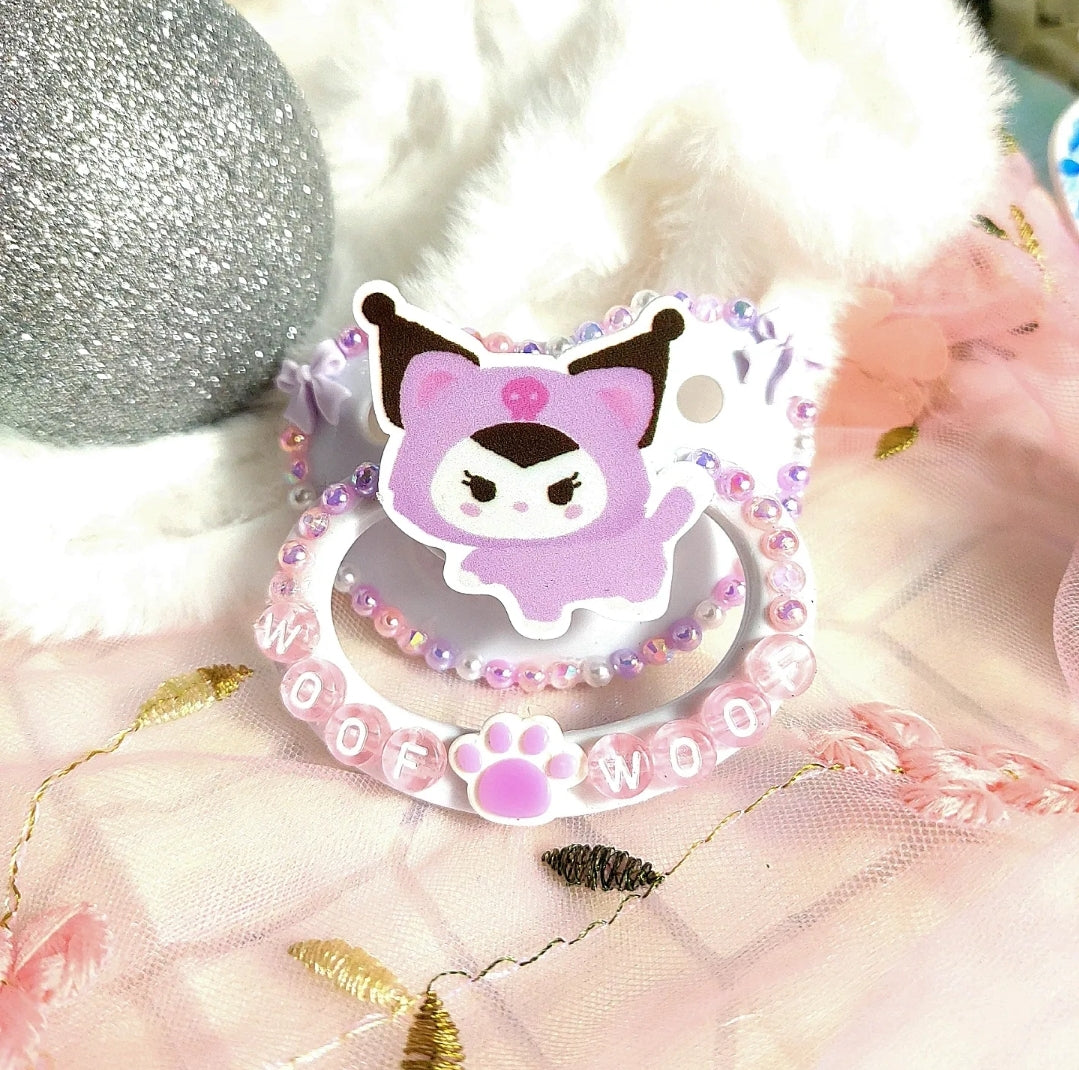 Kuromi Bundle with simple paci