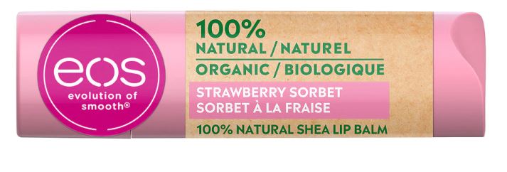 eos Super Soft Shea Lip Balm Strawberry Sorbet