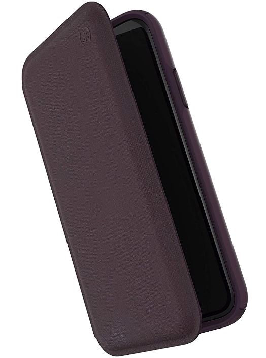 Speck iPhone XR Presidio Folio Case - Heathered Veronica Purple