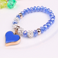 Elastic Crystal  Bracelet & Bangle Heart Bracelets