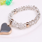 Elastic Crystal  Bracelet & Bangle Heart Bracelets