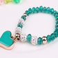 Elastic Crystal  Bracelet & Bangle Heart Bracelets