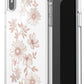 Clear with Floral IPhone X case